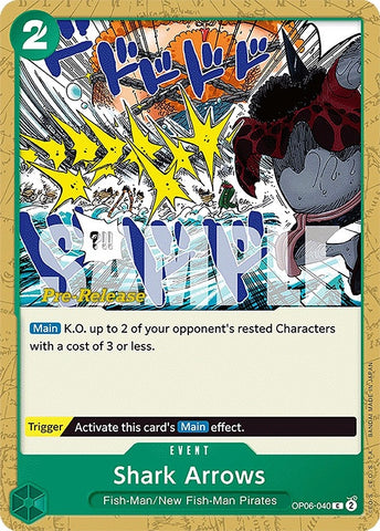 Image for Shark Arrows (OP06-040) - One Piece Card Game
