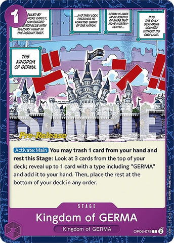 Image for Kingdom of GERMA (OP06-079) - One Piece Card Game