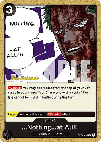 Image for ...Nothing...at All!!! (OP06-096) - One Piece Card Game