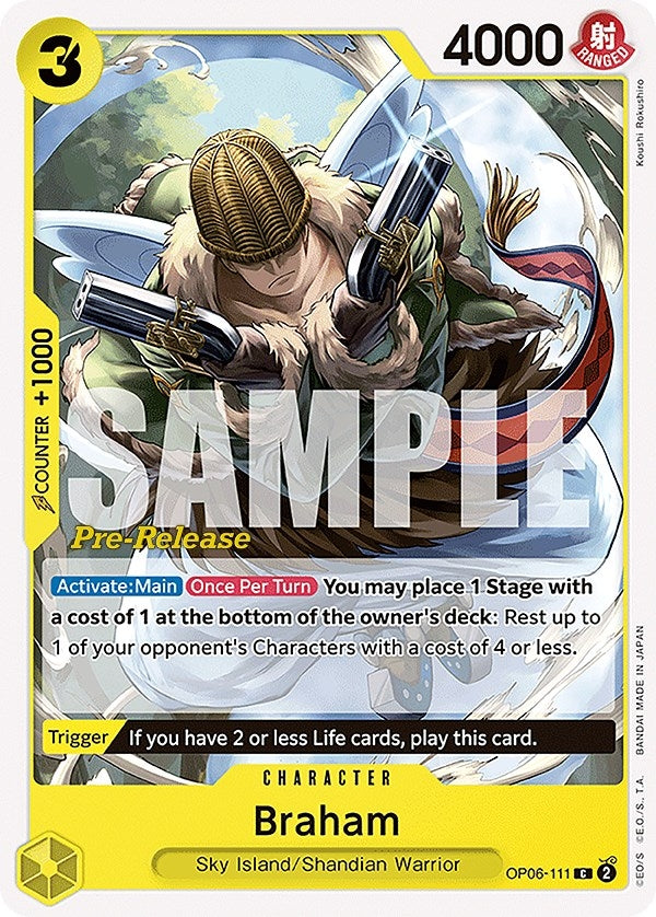 Image for Braham (OP06-111) - One Piece Card Game
