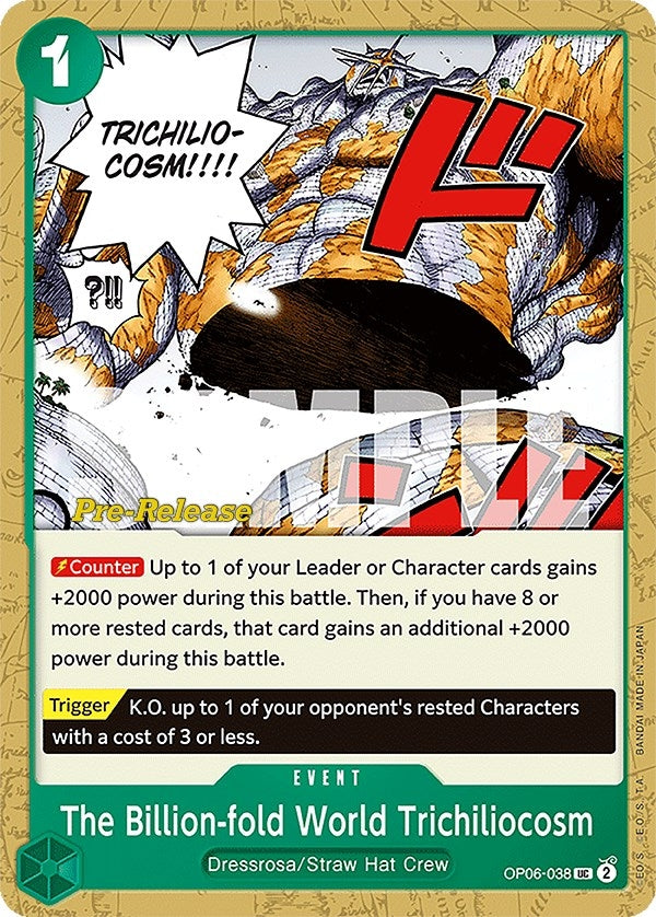 Image for The Billion-fold World Trichiliocosm (OP06-038) - One Piece Card Game