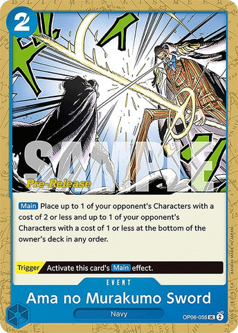 Image for Ama no Murakumo Sword (OP06-056) - One Piece Card Game