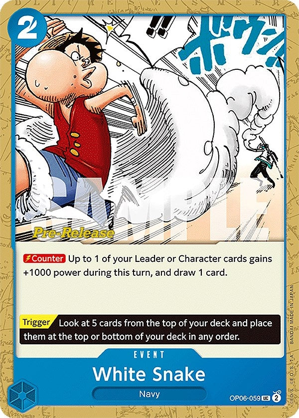Image for White Snake (OP06-059) - One Piece Card Game