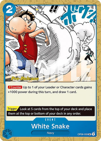 Image for White Snake (OP06-059) - One Piece Card Game