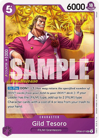 Image for Gild Tesoro (OP06-071) - One Piece Card Game