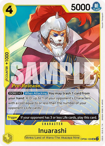 Image for Inuarashi (OP06-100) - One Piece Card Game