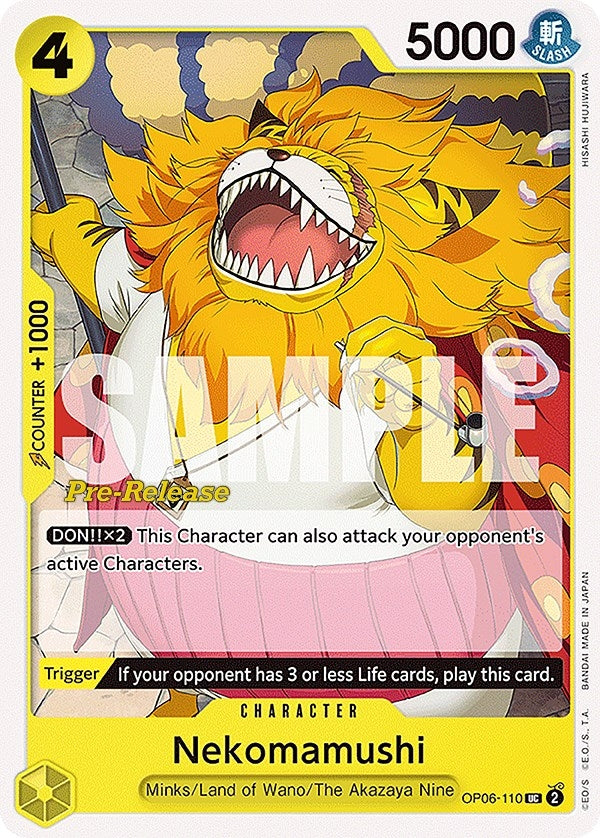 Image for Nekomamushi (OP06-110) - One Piece Card Game