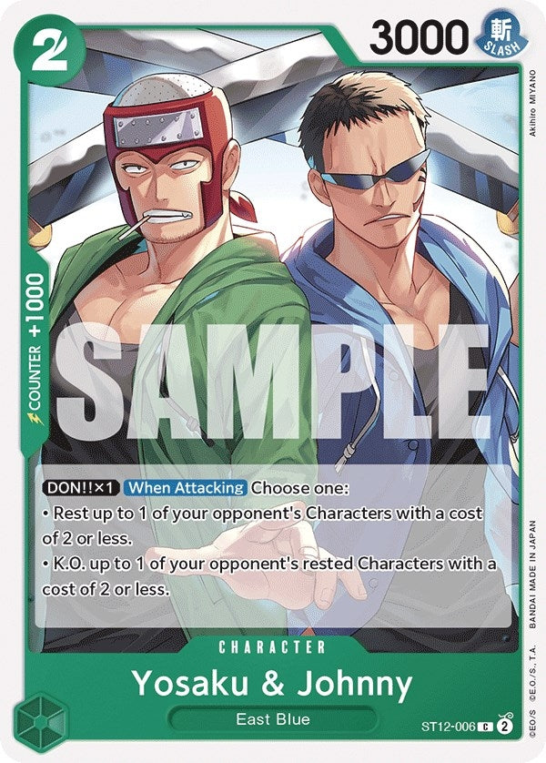 Image for Yosaku & Johnny (ST12-006) - One Piece Card Game