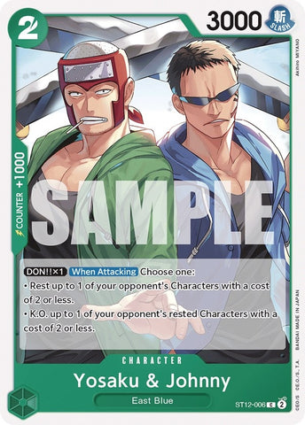 Image for Yosaku & Johnny (ST12-006) - One Piece Card Game