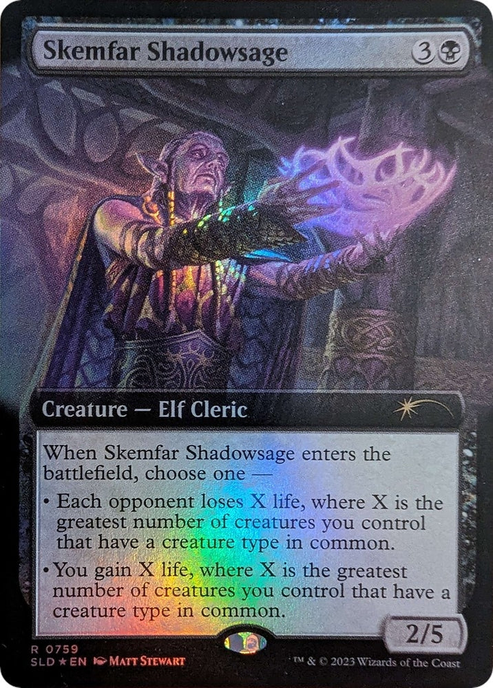 Image for Skemfar Shadowsage (Extended Art) (759) [Secret Lair Drop Series]
