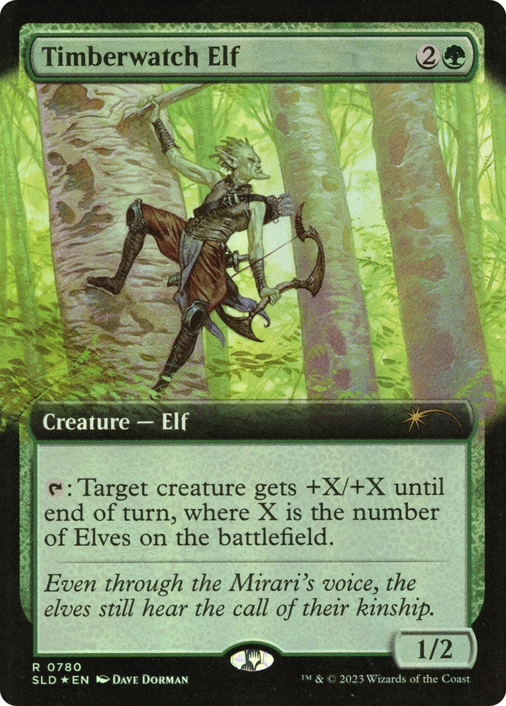 Image for Timberwatch Elf (Extended Art) (780) [Secret Lair Drop Series]