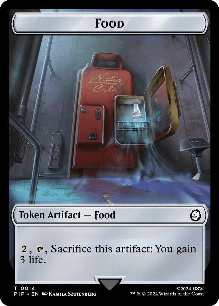 Image for Food (0014) // Alien Double-Sided Token (14 // 6) [Universes Beyond: Fallout]