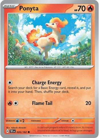 Image for Ponyta (026/162) (TEF)