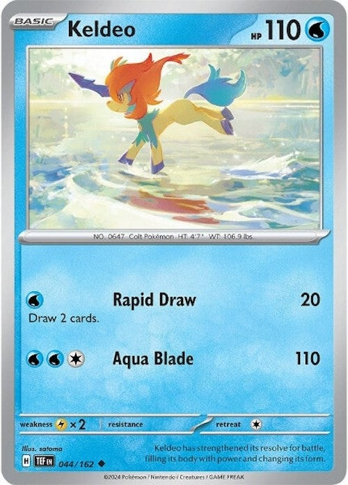Image for Keldeo (044/162) (TEF)