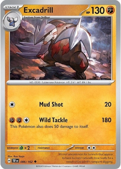 Image for Excadrill - 086/162 (086/162) (TEF)