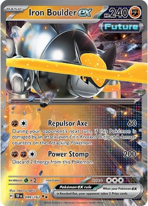 Image for Iron Boulder ex - 099/162 (099/162) (TEF)
