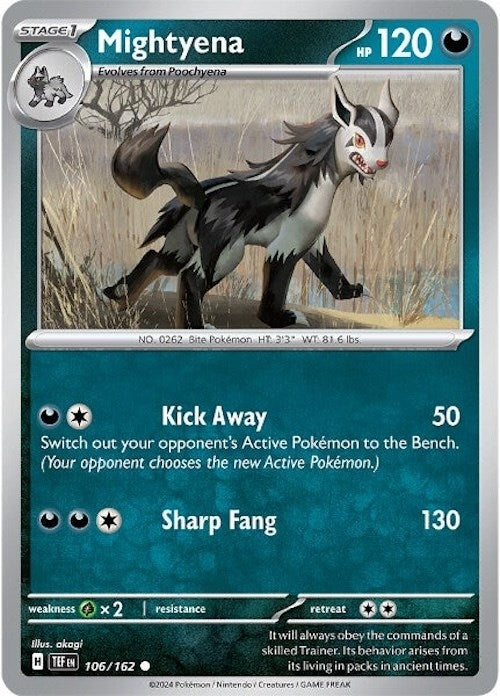 Image for Mightyena (106/162) (TEF)