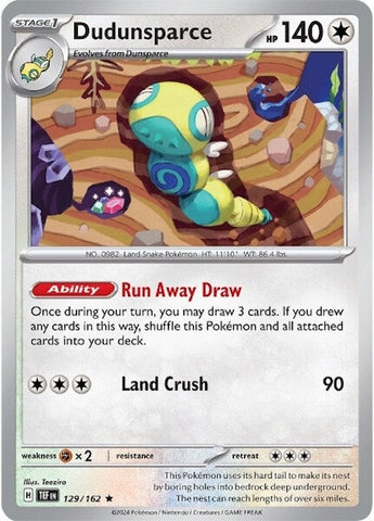 Image for Dudunsparce (129/162) (TEF)