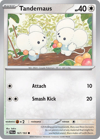 Tandemaus (Cosmos Foil) (167/193) (Miscellaneous Cards & Products)