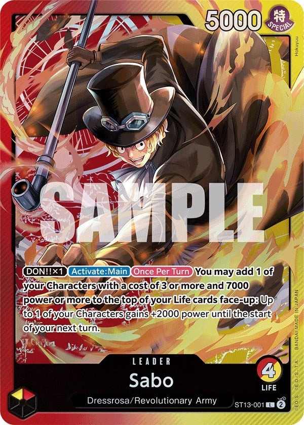 Image for Sabo (001) (ST13-001) - One Piece Card Game