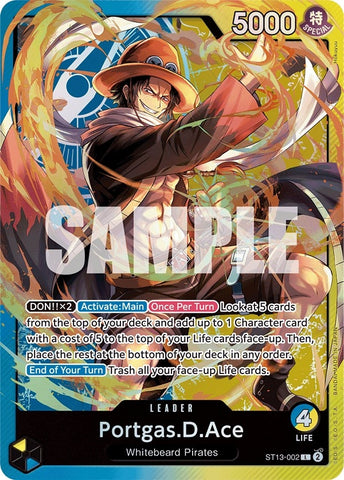 Image for Portgas.D.Ace (002) (ST13-002) - One Piece Card Game