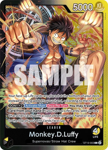 Monkey.D.Luffy (003) (ST13-003) (ST-13)