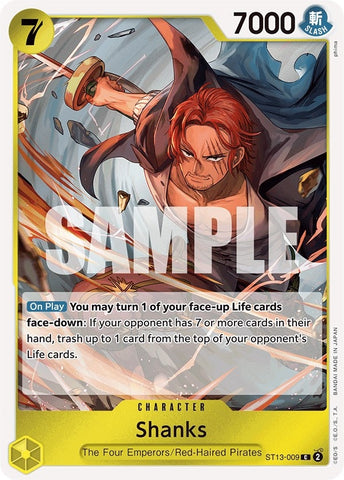 Image for Shanks (ST13-009) - One Piece Card Game