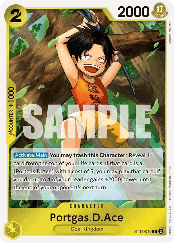 Image for Portgas.D.Ace (010) (ST13-010) - One Piece Card Game