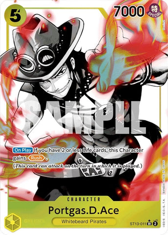 Image for Portgas.D.Ace (011) (Parallel) (ST13-011) - One Piece Card Game