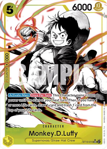 Monkey.D.Luffy (015) (Parallel) (ST13-015) (ST-13)