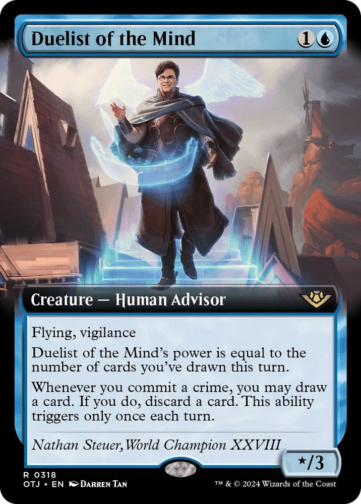 Image for Duelist of the Mind (Extended Art) (318) [Outlaws of Thunder Junction]