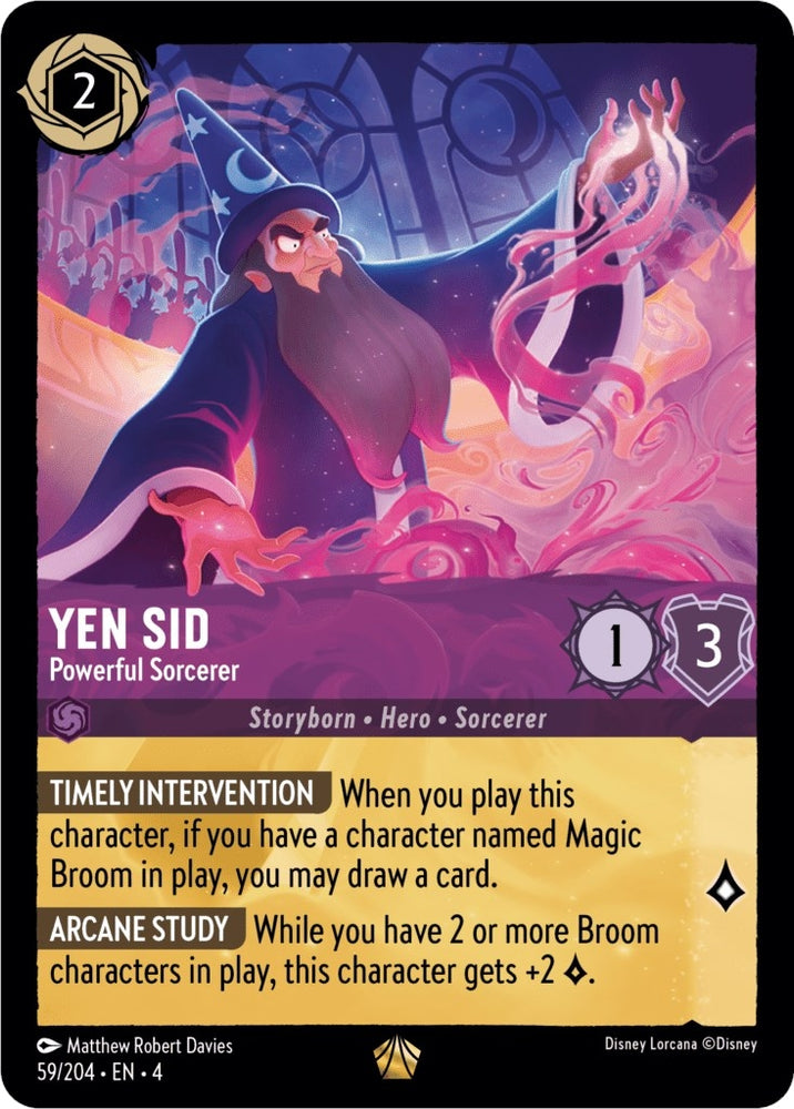 Image for Yen Sid - Powerful Sorcerer (59/204) - Disney Lorcana