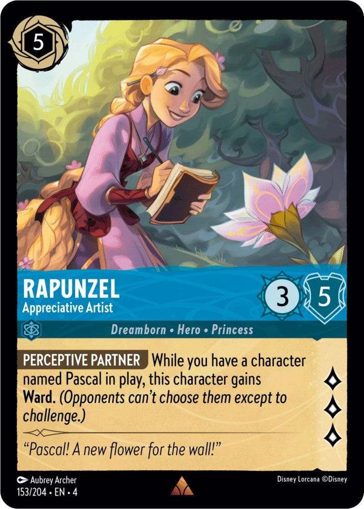 Image for Rapunzel - Appreciative Artist (153/204) - Disney Lorcana