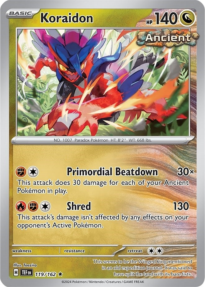 Image for Koraidon (119/162) [Deck Exclusives]