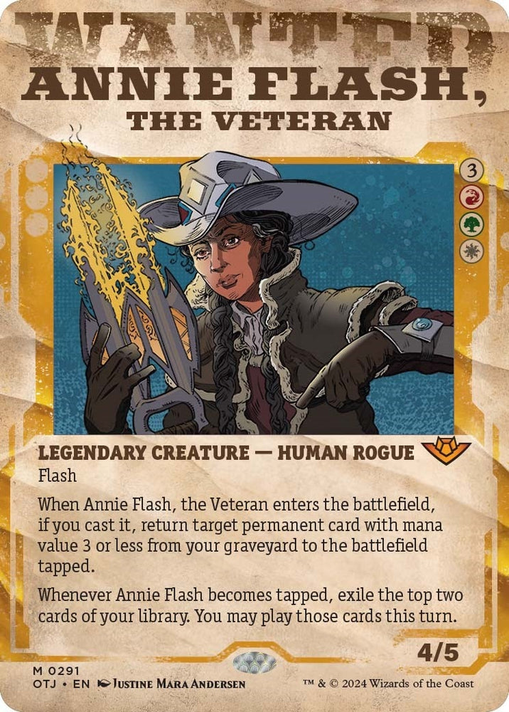 Image for Annie Flash, the Veteran (Showcase) (291) [Outlaws of Thunder Junction]