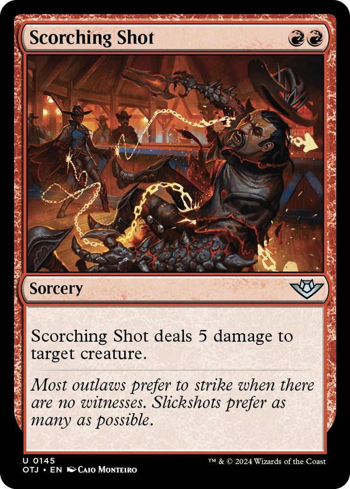 Image for Scorching Shot (145) [Outlaws of Thunder Junction]