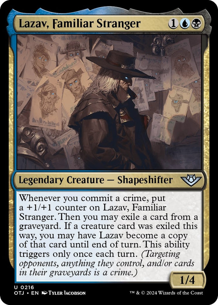Image for Lazav, Familiar Stranger (216) [Outlaws of Thunder Junction]