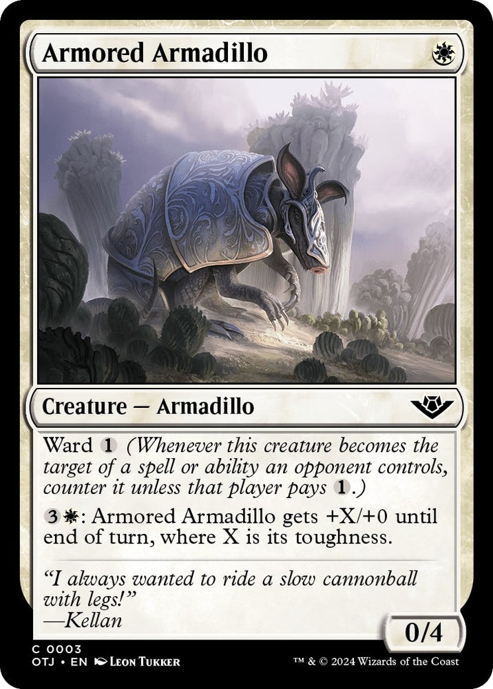 Image for Armored Armadillo (3) [Outlaws of Thunder Junction]