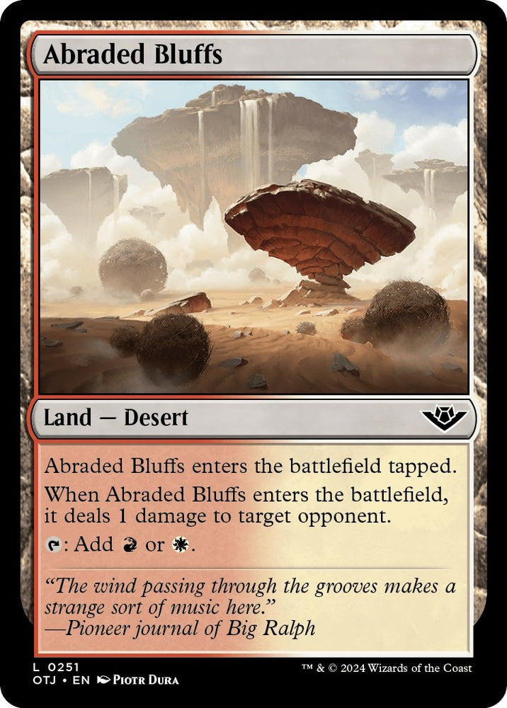 Image for Abraded Bluffs (251) [Outlaws of Thunder Junction]