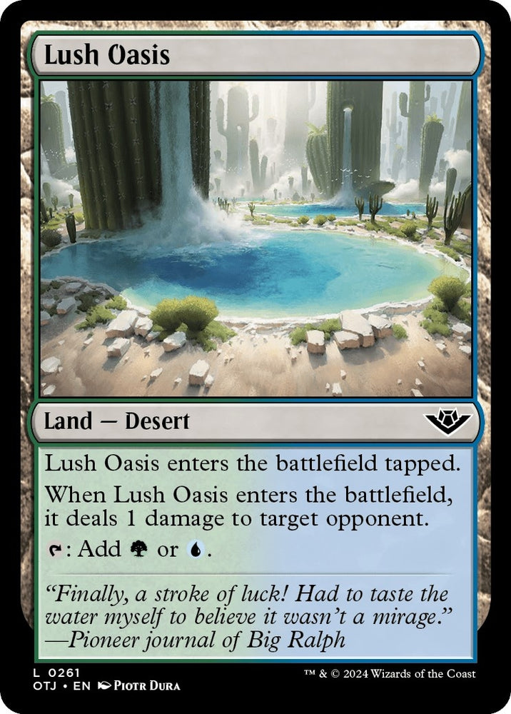 Image for Lush Oasis (261) [Outlaws of Thunder Junction]