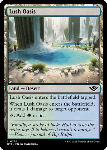 Image for Lush Oasis (261) [Outlaws of Thunder Junction]