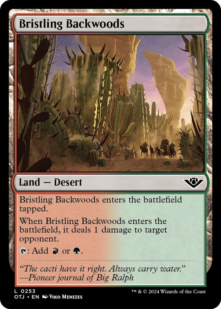 Image for Bristling Backwoods (253) [Outlaws of Thunder Junction]