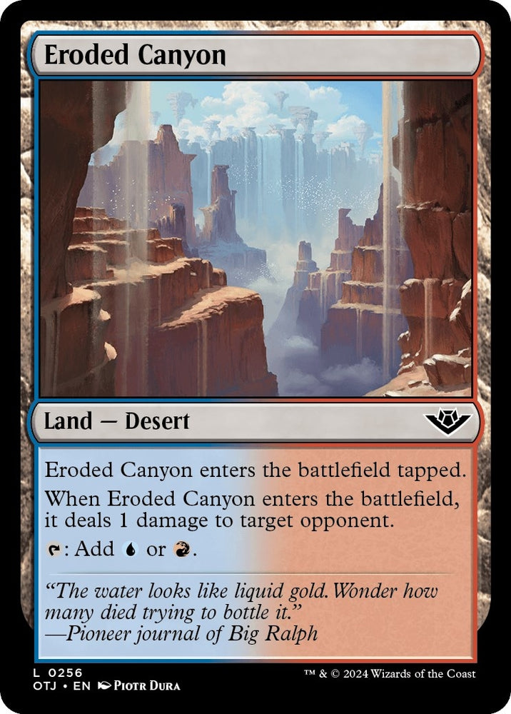 Image for Eroded Canyon (256) [Outlaws of Thunder Junction]