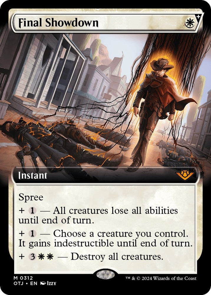 Image for Final Showdown (Extended Art) (312) [Outlaws of Thunder Junction]