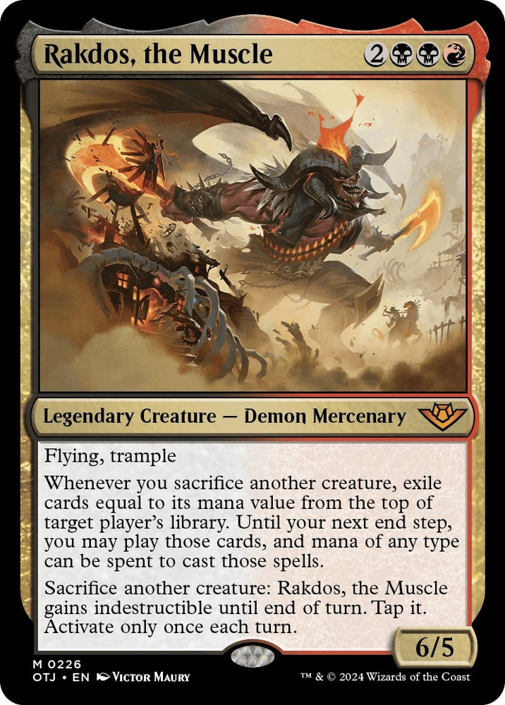 Image for Rakdos, the Muscle (226) [Outlaws of Thunder Junction]