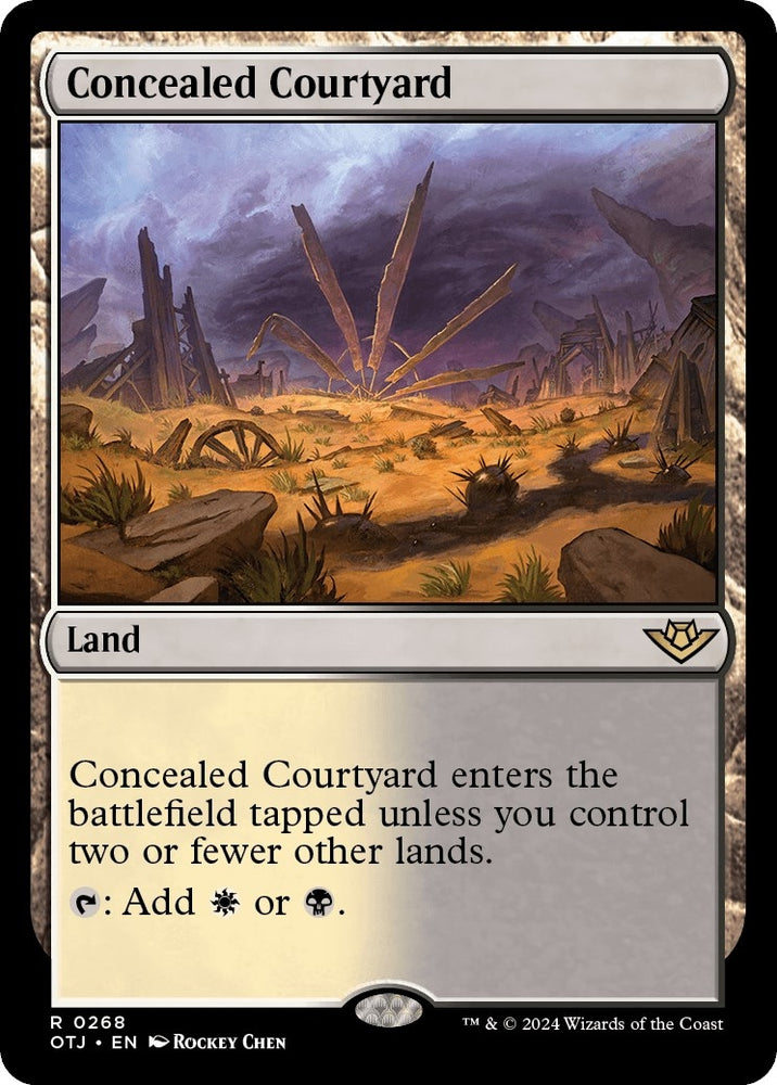 Image for Concealed Courtyard (268) [Outlaws of Thunder Junction]