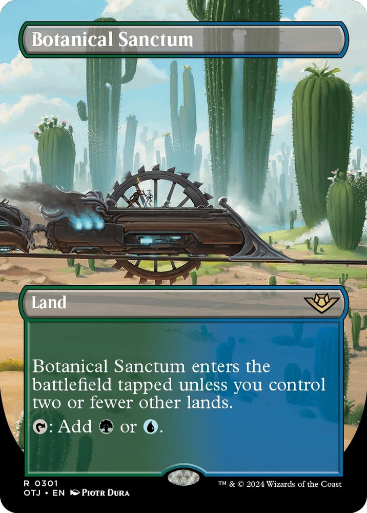 Image for Botanical Sanctum (Borderless) (301) [Outlaws of Thunder Junction]