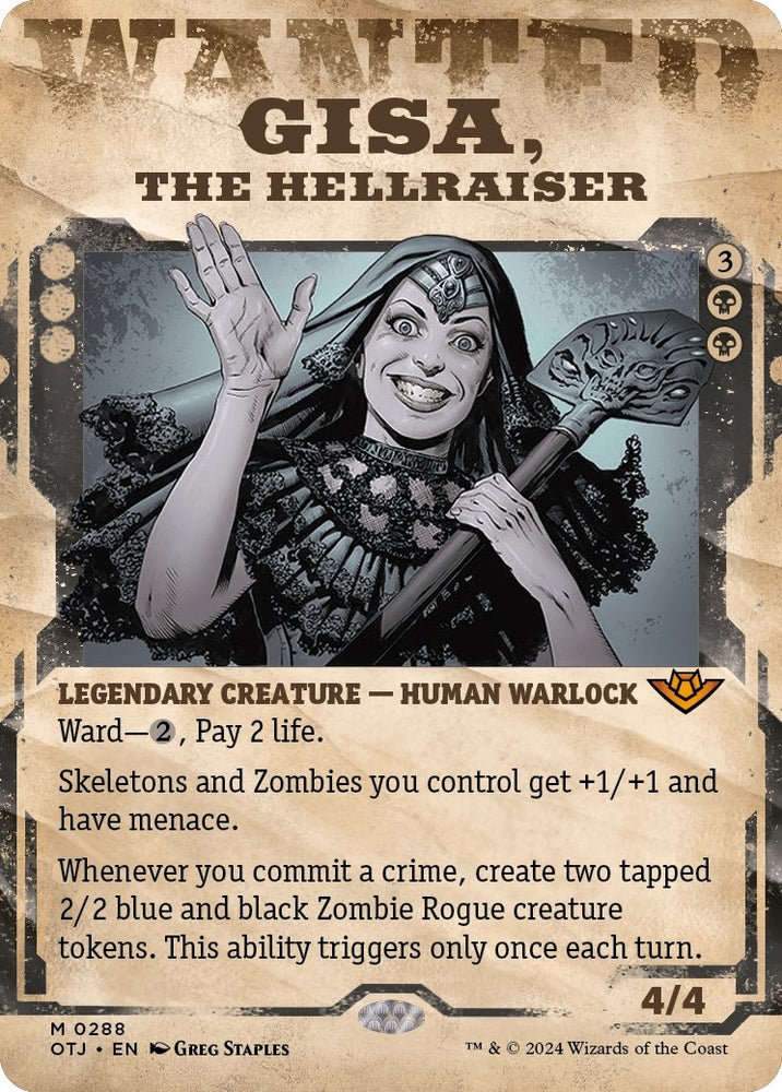 Image for Gisa, the Hellraiser (Showcase) (288) [Outlaws of Thunder Junction]