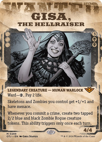 Image for Gisa, the Hellraiser (Showcase) (288) [Outlaws of Thunder Junction]
