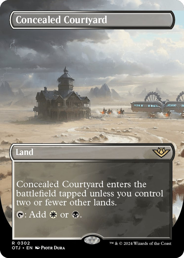 Image for Concealed Courtyard (Borderless) (302) [Outlaws of Thunder Junction]
